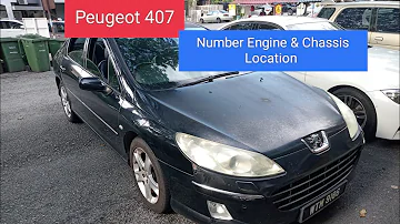 Où trouver le code moteur Peugeot 407 ?