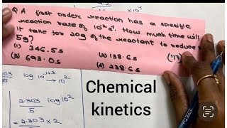 Neet preparation 2024 ( previous year questions) chemical kinetics class 12 part 1 neet chemistry