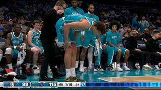 Caleb Martin Fouls Tidjane Salaün From Behind In Garbage Time, Salaün Falls Awkwardly And Injured