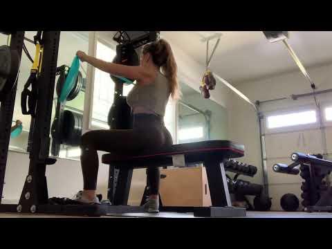 Seated band pull apart