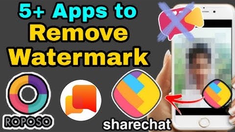Remove Helo, Roposo, Sharechat Watermark