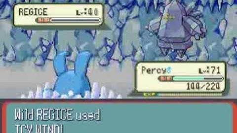 Getting Regice-Pokemon Sapphire & Ruby