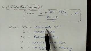 Video #8 :- Yield to Maturity