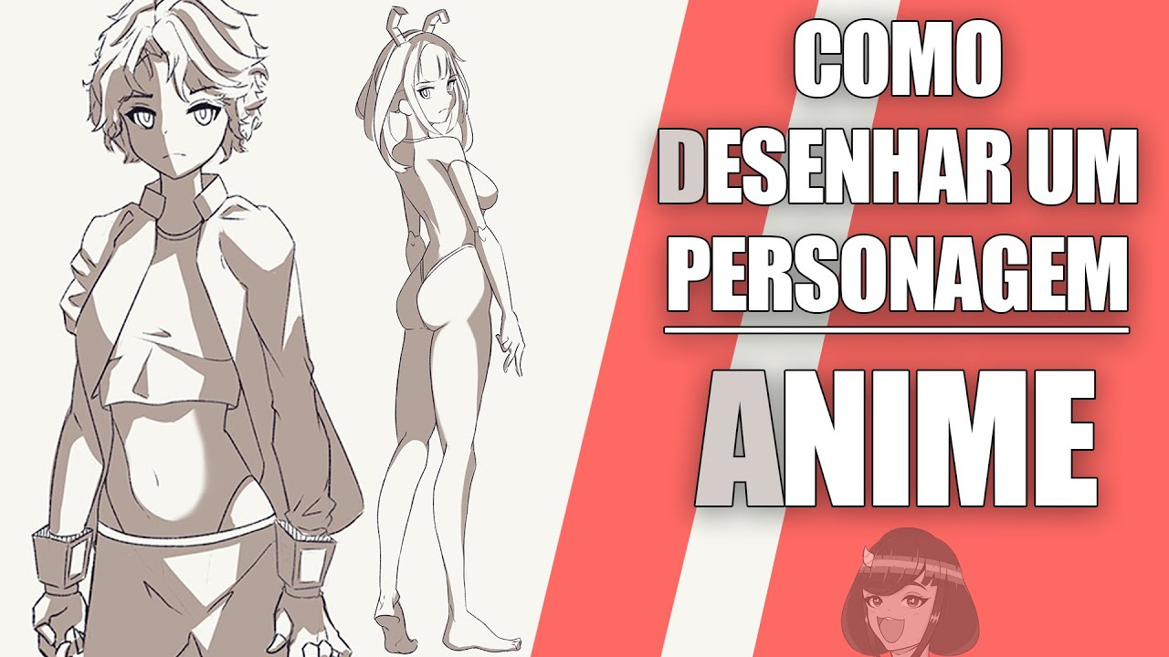 Como Desenhar Um Personagem de Anime (Muito Fácil) - Aprender a Desenhar