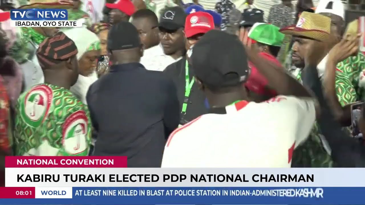 Kabiru Turaki Elected PDP National Chairman