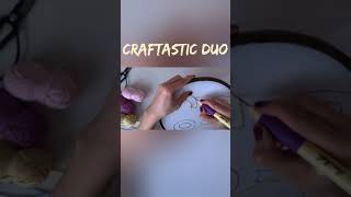 Craftastic Shorts - Punch Needle On A Sweatshirt