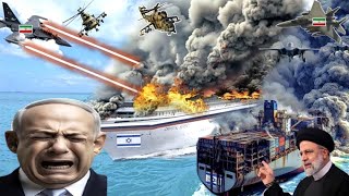 Iran one more attacked on Israeli aircraft carrier destroyed manay helicopters , jets & vehicles