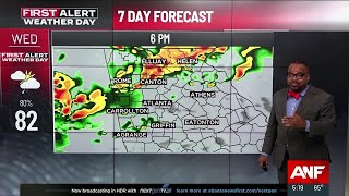 FIRST ALERT WEATHER DAY: Severe storms possible today, tonight