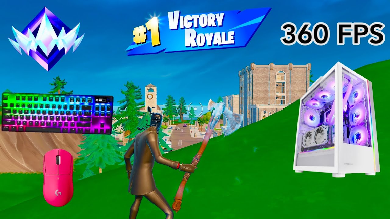 Fortnite Unreal Ranked Reload On PC | Keyboard & Mouse Gameplay | 360 FPS | 4K