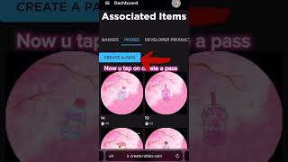 How to make a gamepass on roblox mobile(iOS) #roblox#gamepass