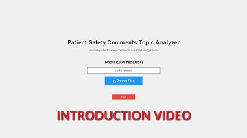 FIU-SCIS-2025Fall-CS-PatientSafetyCommentsTopicAnalyzer-IntroductionVideo
