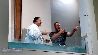 Tyler Hayes's Baptism
