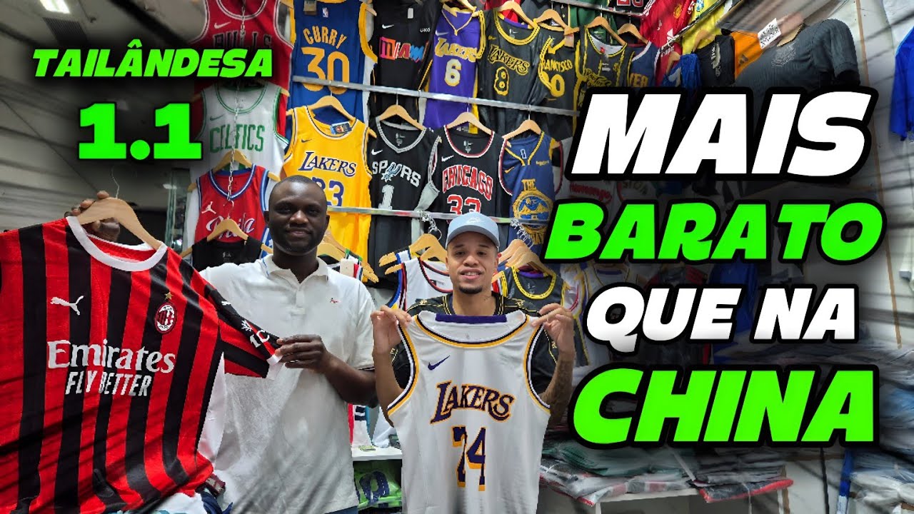 🚨 NÃO COMPRE NA CHINA! O Fornecedor Mais Poderoso de CAMISA TAILANDESA 1.1 DO BRÁS, Preço de Fábrica