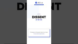 Learn English: What is Dissent? | Vocabulary Shorts
