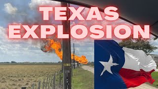 GAS LINE EXPLOSION: Fort Bend Texas Natural Gas Pipeline Explosion - #collapse #infrastructure #ww3