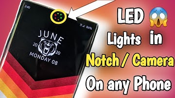 How To Enable LED Notification Light Around Notch or Around Camera