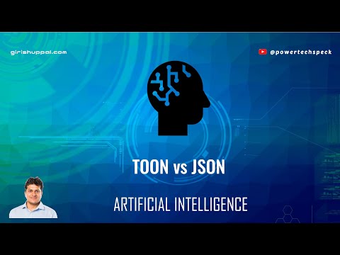 Comparison TOON vs JSON format