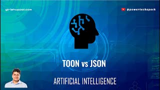Comparison TOON vs JSON format