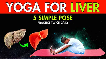 Yoga for Healthy Liver🔥| 5 Yoga Poses for Liver Health #liver #detox #liverhealth #yoga