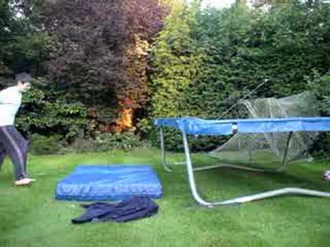 front flip half twist off trampoline 2