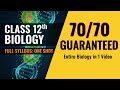 Class 12th Biology 70/70 Guaranteed Entire one video #education #boardexam #exam