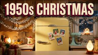 Vintage Christmas in the 1950s Vintage Home Kitchen Tour Relaxing Holiday Ambience