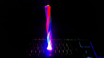 LED LAMP || Table lamp making || glue gun stick