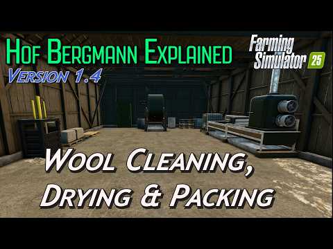 Wool Cleaning and Drying | Hof Bergmann Explained