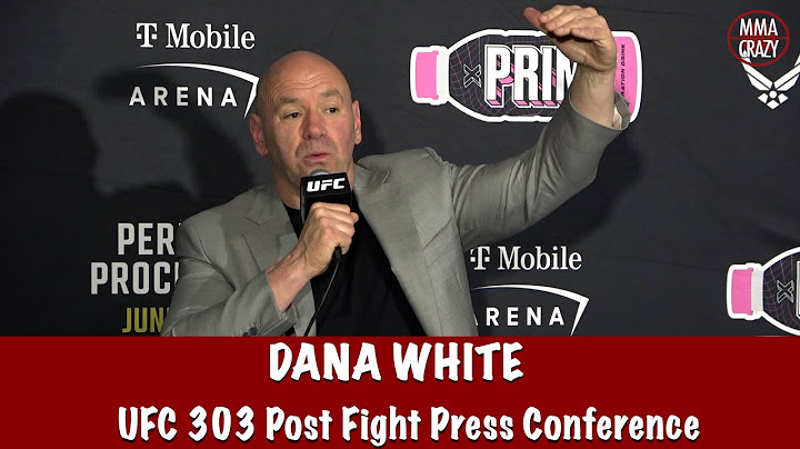 Dana White reacts to “Monster” Alex Pereira TKO, Recaps UFC 303