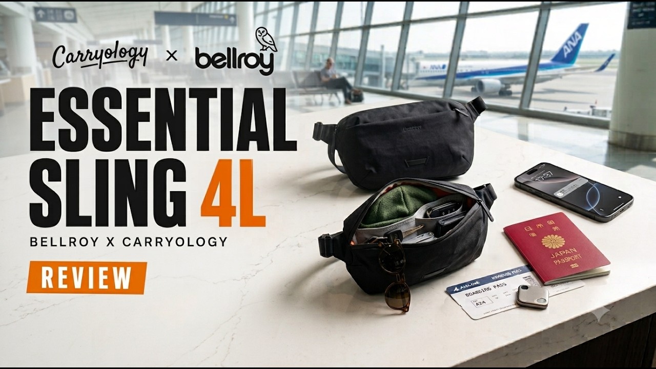 Bellroy x Carryology Essentials Sling 4L - The EDC Sling to Beat