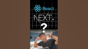 React or Next.js which you should learn #reactjs #nextjs #coding #frontenddeveloper