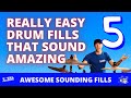 FIVE Really Easy Drum Fills That Sound AMAZING