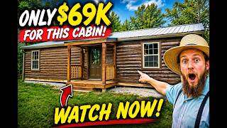 ONLY $69K FOR THIS TURNKEY CABIN?!?! AFFORDABLE AMISH BUILT MODULAR CABINS. AND MODULAR HOMES