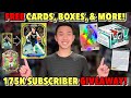 FREE CARDS, BOXES, &amp; MORE! 175K SUBSCRIBER GIVEAWAY (MULTIPLE WINNERS &amp; REALLY QUICK/EASY TO ENTER)