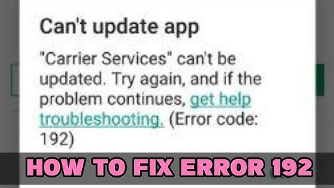Tutorial to fix Error 192 (Solution to install apps in google play store) #Tutorial / My Dad