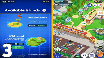 Idle Theme Park Tycoon -  New Unlocked  Wild Island - Walkthrough Part 3
