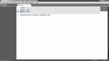 Learn PHP: Arithmetic operators