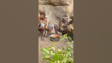 Caves of rocks are nice homes for hunter gatherers #africa #comedy #ancientcaves #caveexploring