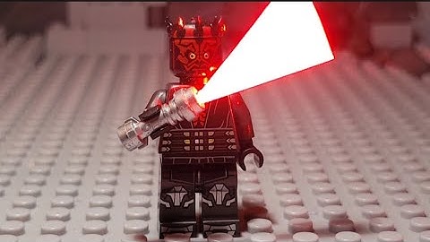 Lego lightsaber animation test #2