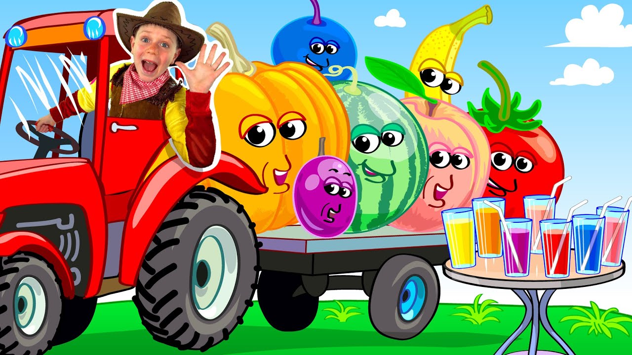 Colors Vegetables & Fruits Song Nursery Rhyme by Be Be Kids YouTube