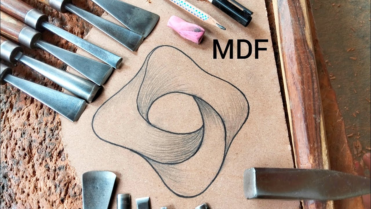 Beautiful MDF wood carving for beginners 