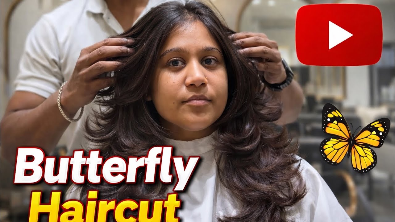  Butterfly Haircut ✂️ | Soft Layers for Gorgeous Volume	