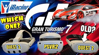 QUEST 3 vs QUEST 2 vs PSVR2 for GT7 & iRacing - Is there a Clear Winner Here?