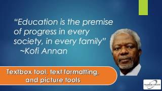 PowerPoint 1 Workshop Presentation Sample