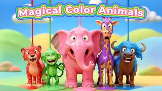 Abc Animals Song For Kids Magical Color Change Animals & Sounds Az Learning For Toddlers