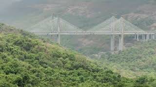 Mumbai Pune Missing Link view from Railway 