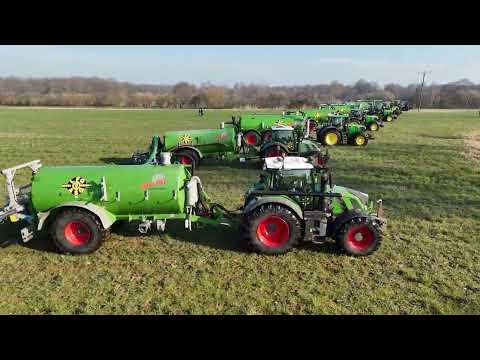 127,5m Arbeitsbreite - Wienhoff und Agrarservice Nortrup im Einsatz - Fendt - John Deere - Claas