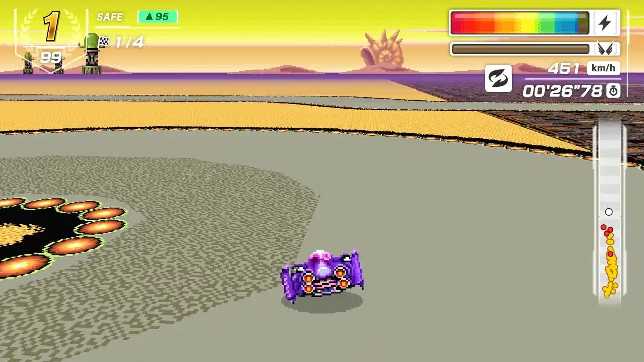 F-Zero 99 - Frontrunning Sand Town with Blue Falcon