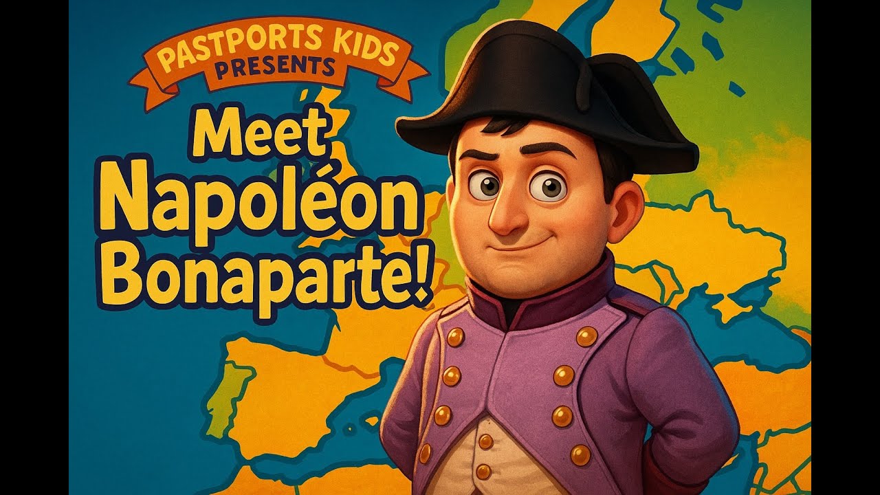 Who Was Napoléon Bonaparte? 👑 | The Boy Who Became Emperor ⚔️ | PastPorts Kids Presents