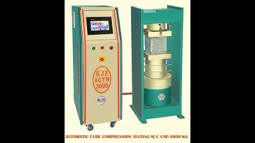 AUTOMATIC CUBE COMPRESSION TEST MC.3000KN SERVO CONTROLLED KJ INTERNATIONAL-AHMEDABAD.+ 919824252066
